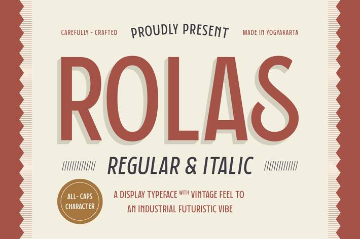 Rolas - Regular and Italic