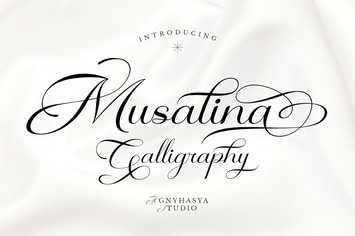 Musalina Calligraphy Script