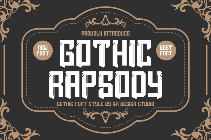 Gothic Rapsody - Blackletter Font