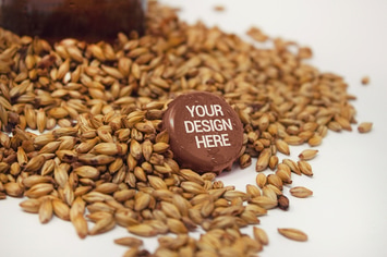 Cap & Bottle Malt Mockup