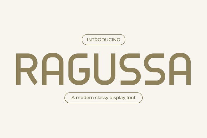 Ragussa - Modern classic elegance Font