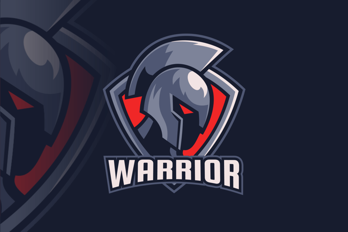 Spartan On the Shield Sport Logo Design