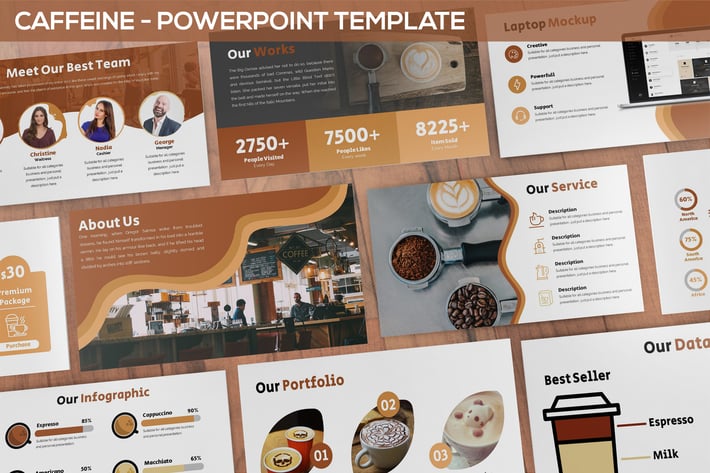 Caffeine - Coffeeshop Powerpoint Template