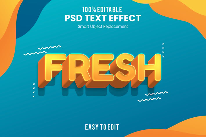 Fresh - Fun 3d Text Effect