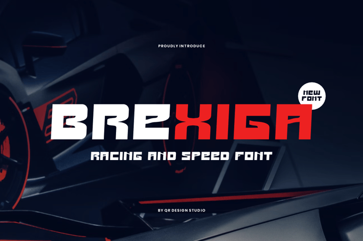 Brexiga - Speed & Racing Font