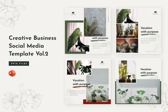 Creative Business Social Media Template Vol. 2