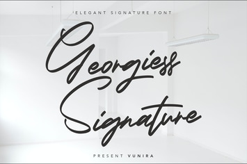 Georgiess Signature | Elegant Signature Font