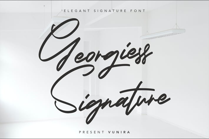 Georgiess Signature | Elegant Signature Font
