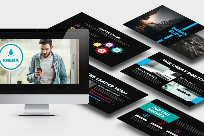 Krema : Creative Powerpoint Template 