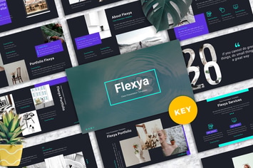 Flexya - Clean Keynote Templates