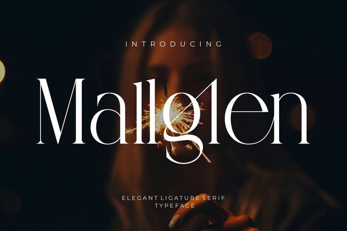 Mallglen Elegant Ligature Serif