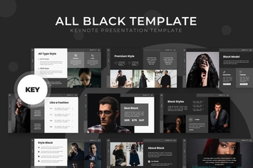All Black - Keynote Template