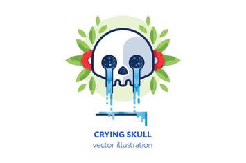 Crying skull