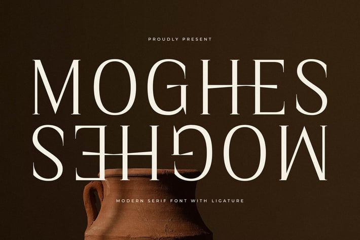 Moghes Modern Serif Font
