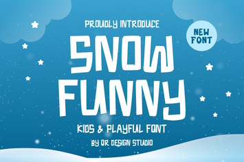 Snow Funny - Playful Font