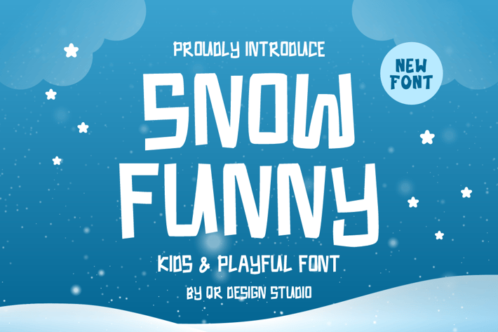 Snow Funny - Playful Font