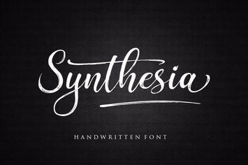 Synthesia Brush Script