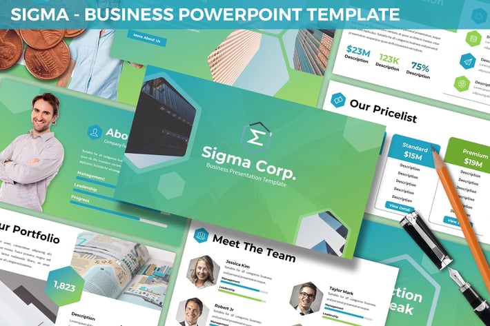 Sigma - Business Powerpoint Template