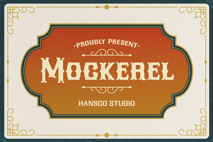 Mockerel Vintage Font