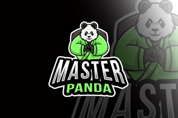 Master Panda Esport Logo Template