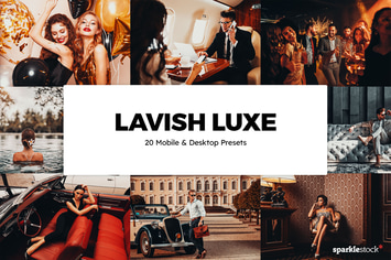 20 Lavish Luxe Lightroom Presets & LUTs