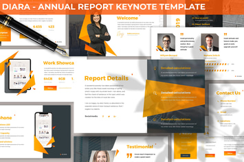 Diara - Annual Report Keynote Template