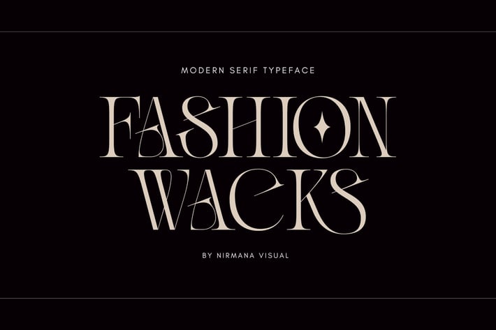 Fashion Wacks - Logo font