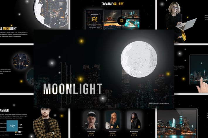 Moonlight - Creative Keynote Template