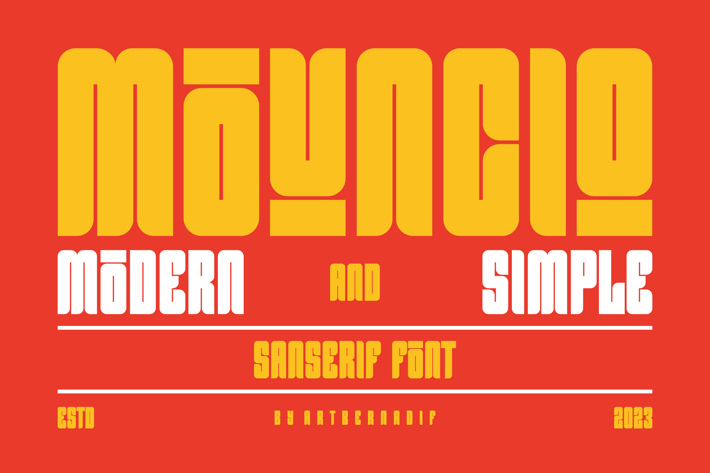 Mounciq Font