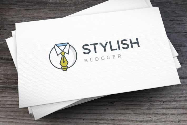 Stylish Blogger Logo Template
