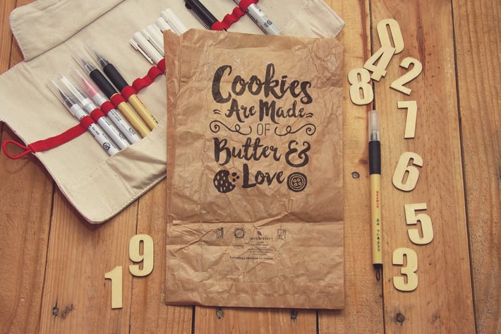 Crumpled Paper Bag Vertical