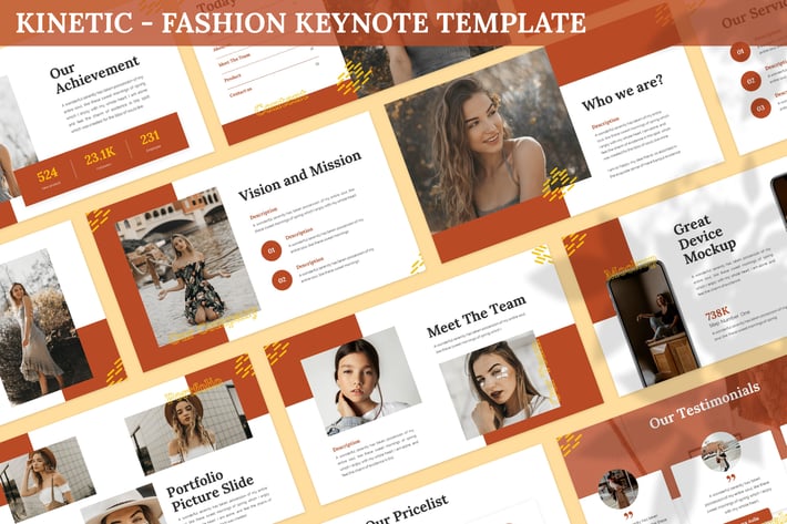 Kinetic - Fashion Keynote Template