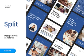Business Instagram Post & Stories Keynote