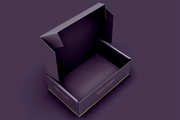 Rectangular Cardboard Box Mockup