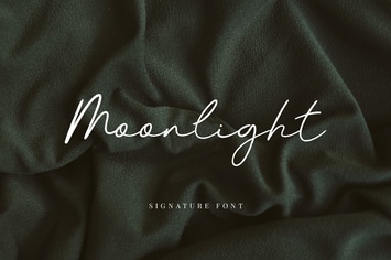 Moonlight Signature Font