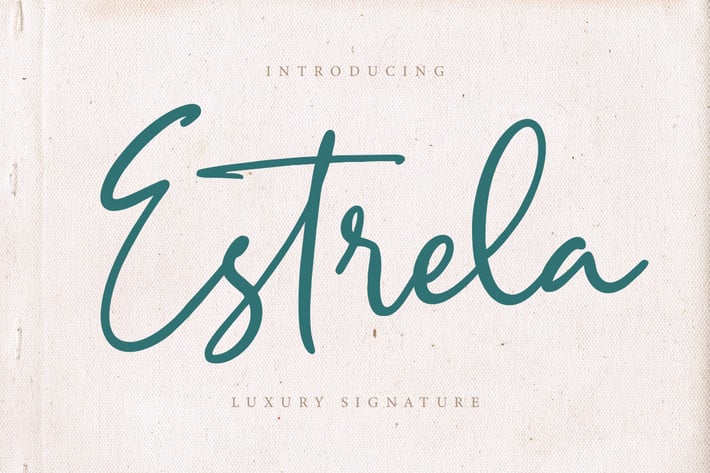 Estrela Luxury Wedding Font