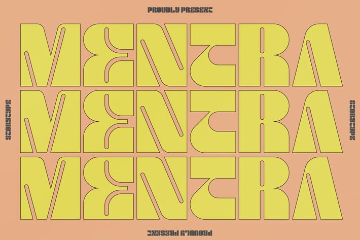 Mentra Modern Display Font