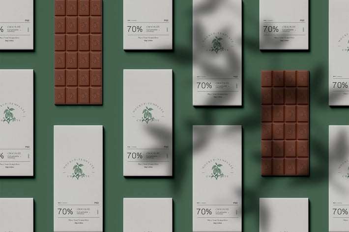 Chocolate Packaging Mockup