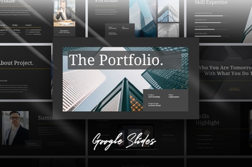 Hire - Portfolio Powerpoint Template