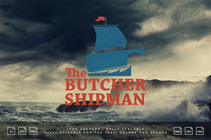 Logo Design - The Butcher Shipman