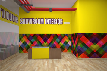 Showroom Interior Mockup