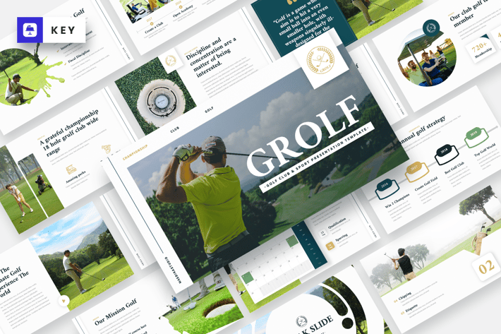 GROLF - Golf Club & Sport Keynote Template