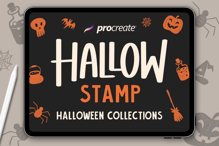Hallow Stamp - Procreate Brush