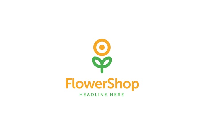 Flower Shop Logo Template