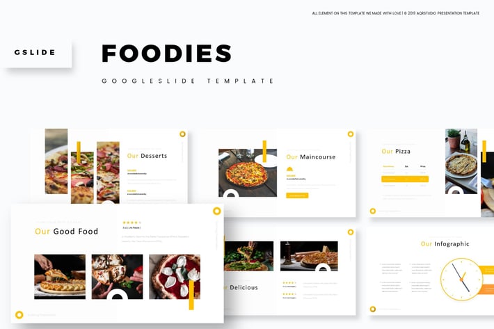 Foodies - Google Slide Template