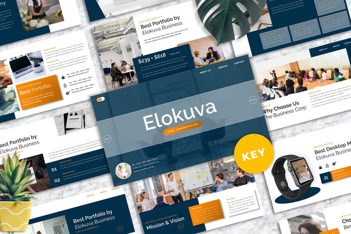 Elokuva - Firm Keynote Templates