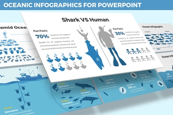 Oceanic Infographics for Powerpoint Template