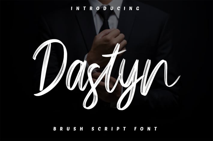 Dastyn - Brush Script Font