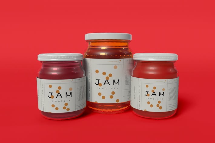 Jam Jar Mockup