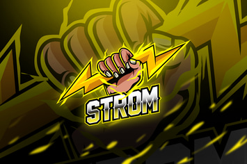strom - Mascot & Esport Logo